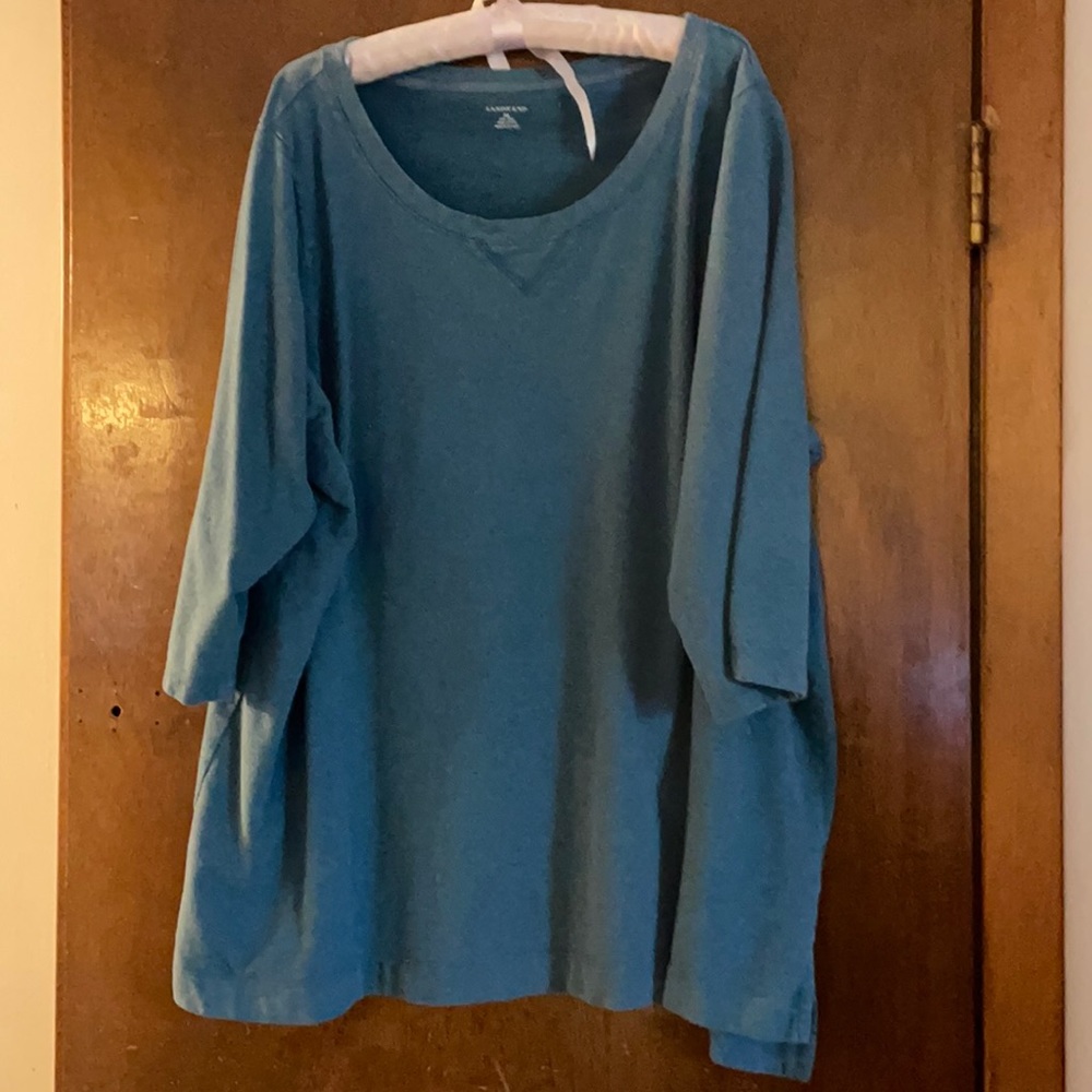 Lands’ End Teal tunic. Perfect for autumn.
